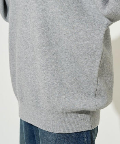 拼色翻領開襟針織套頭衫