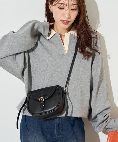 拼色翻領開襟針織套頭衫