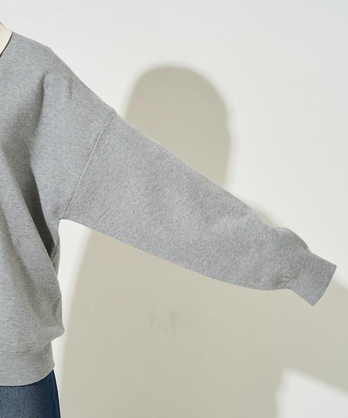 拼色翻領開襟針織套頭衫