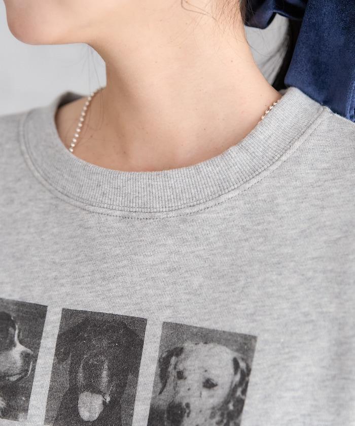 狗狗照片印花衛衣