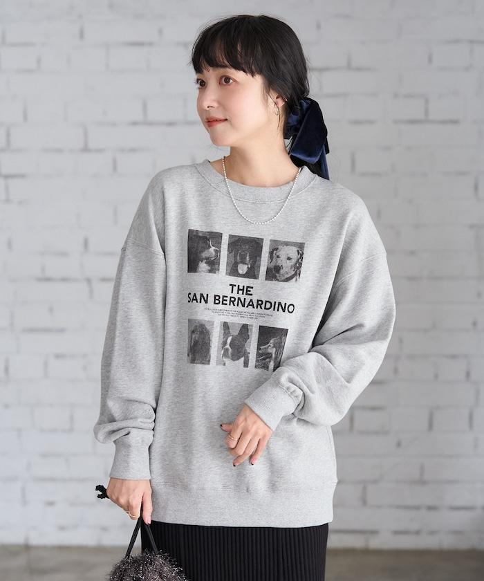 狗狗照片印花衛衣