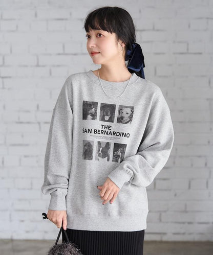 狗狗照片印花衛衣