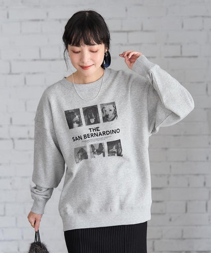 狗狗照片印花衛衣