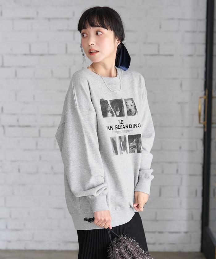 狗狗照片印花衛衣