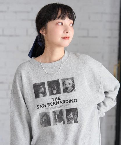 狗狗照片印花衛衣