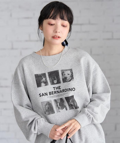 狗狗照片印花衛衣