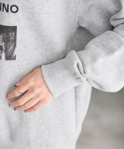 狗狗照片印花衛衣