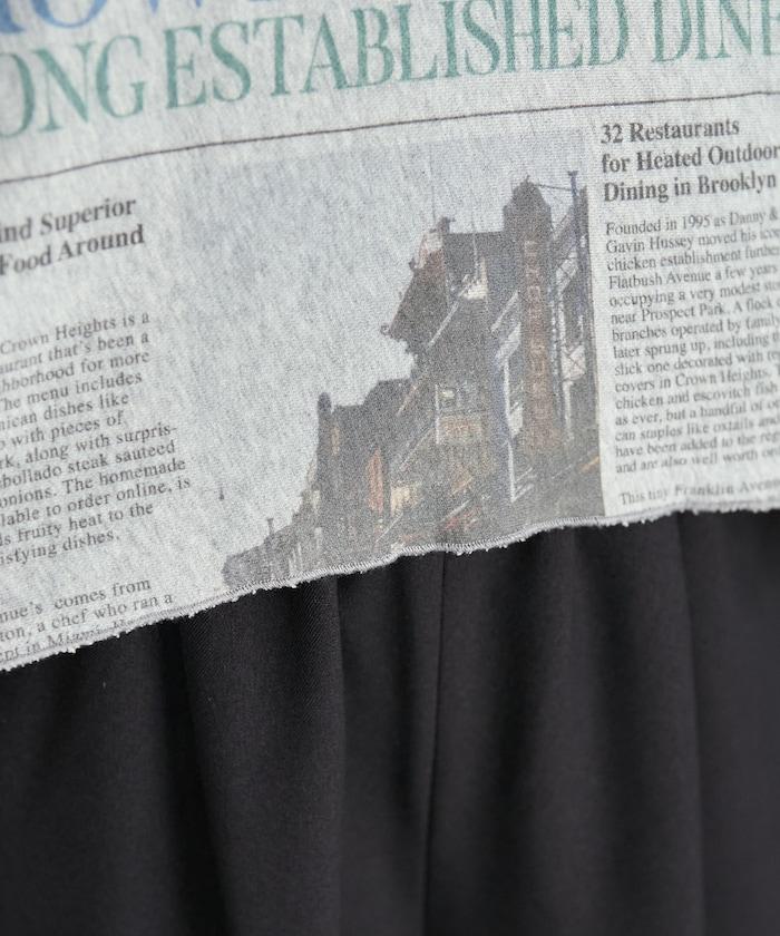 Newspaper印花衛衣