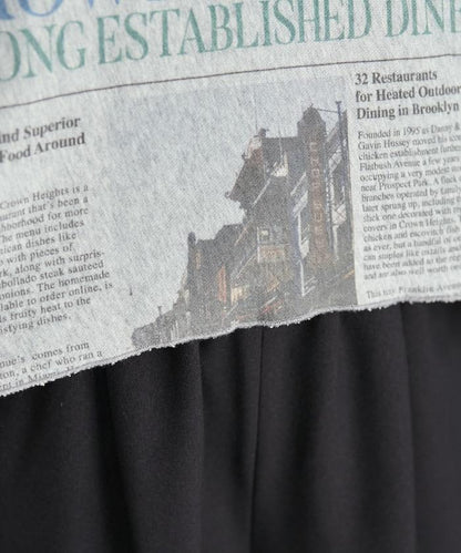 Newspaper印花衛衣
