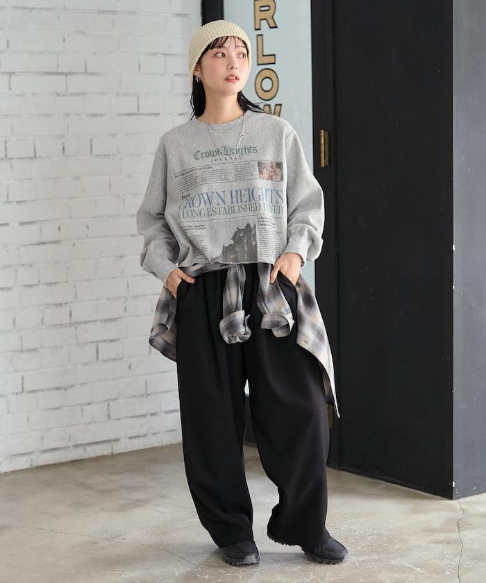 Newspaper印花衛衣