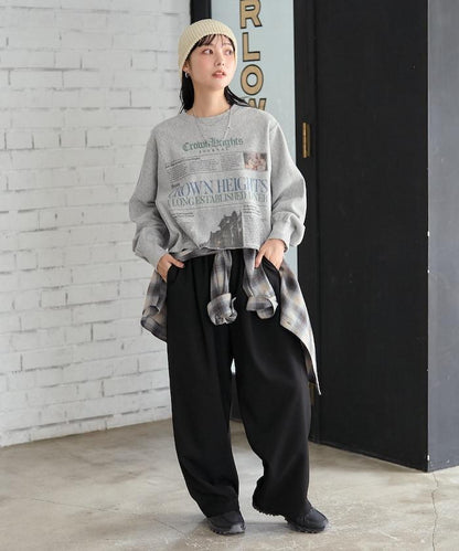 Newspaper印花衛衣