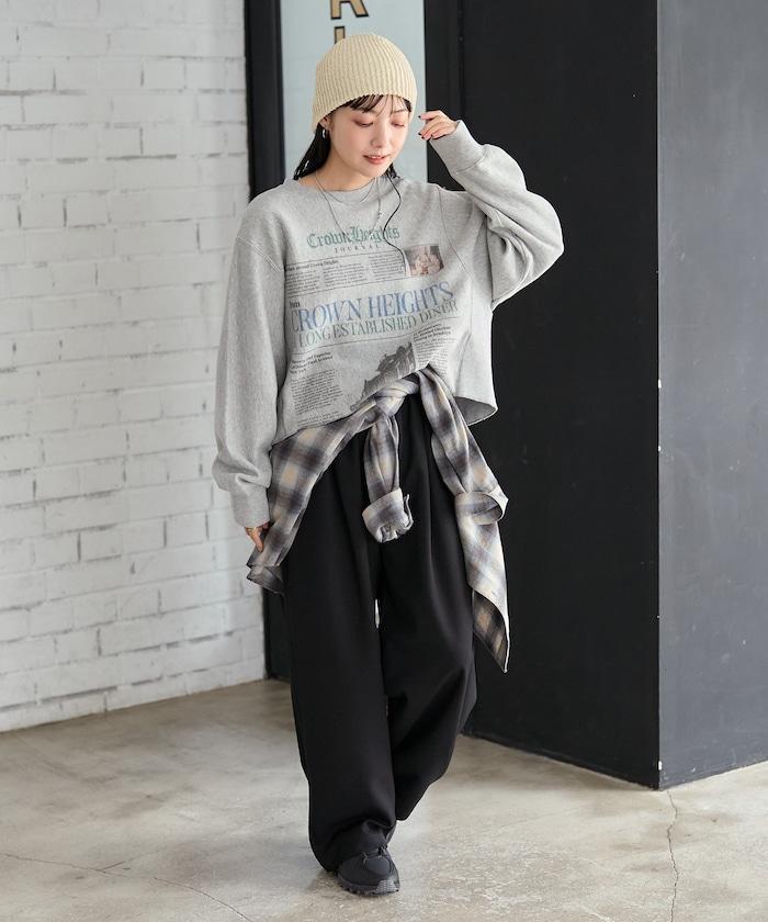 Newspaper印花衛衣