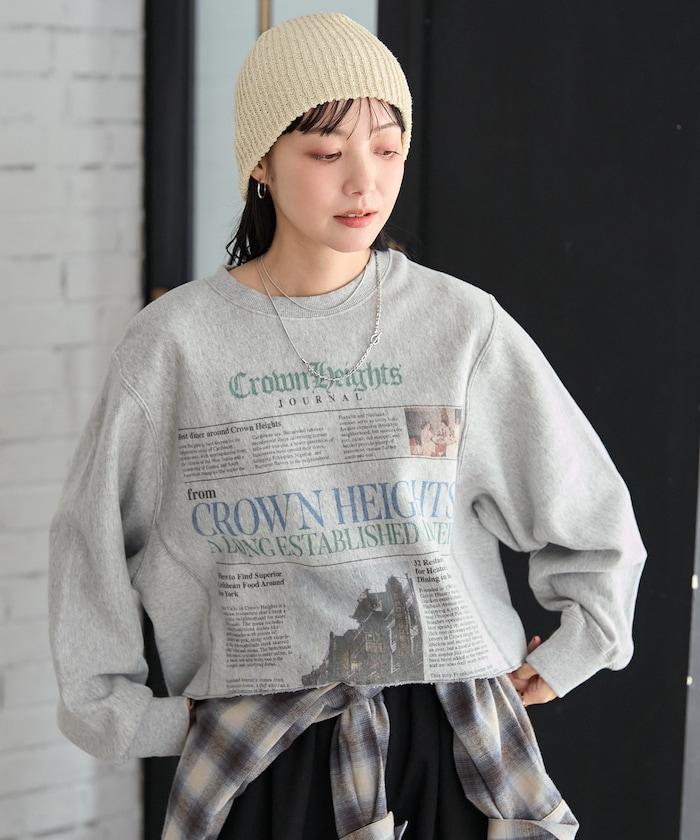 Newspaper印花衛衣