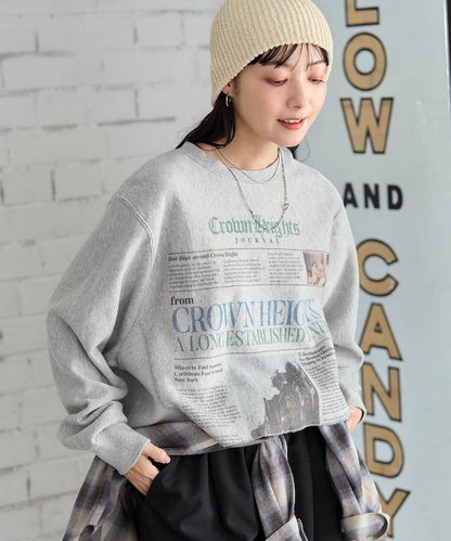 Newspaper印花衛衣