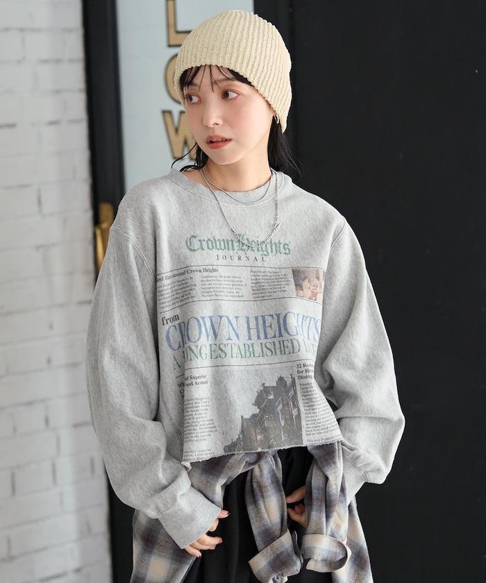 Newspaper印花衛衣