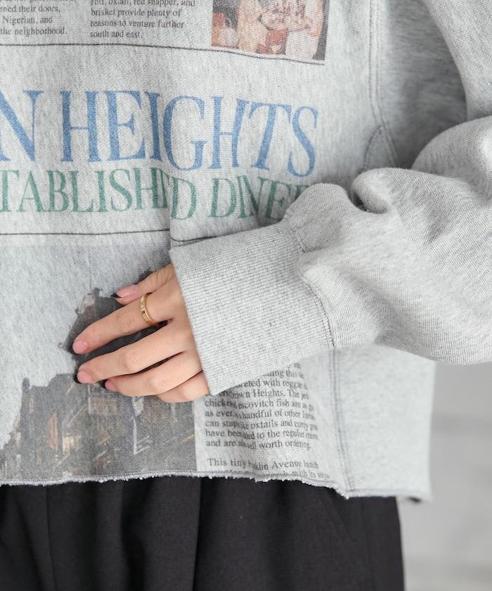 Newspaper印花衛衣