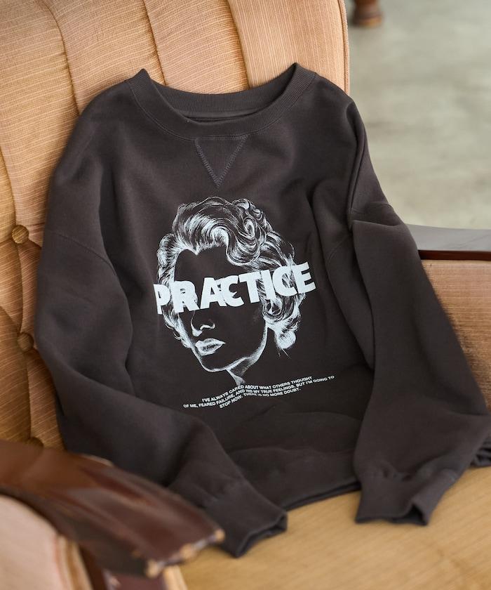 人像照片印花衛衣