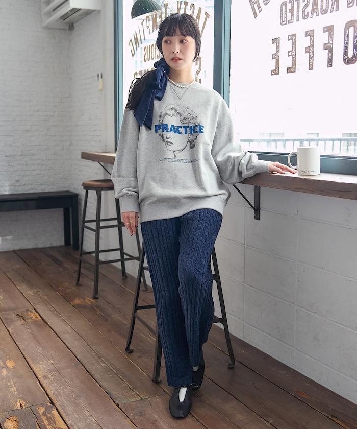 人像照片印花衛衣