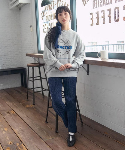 人像照片印花衛衣