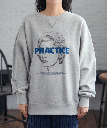 人像照片印花衛衣