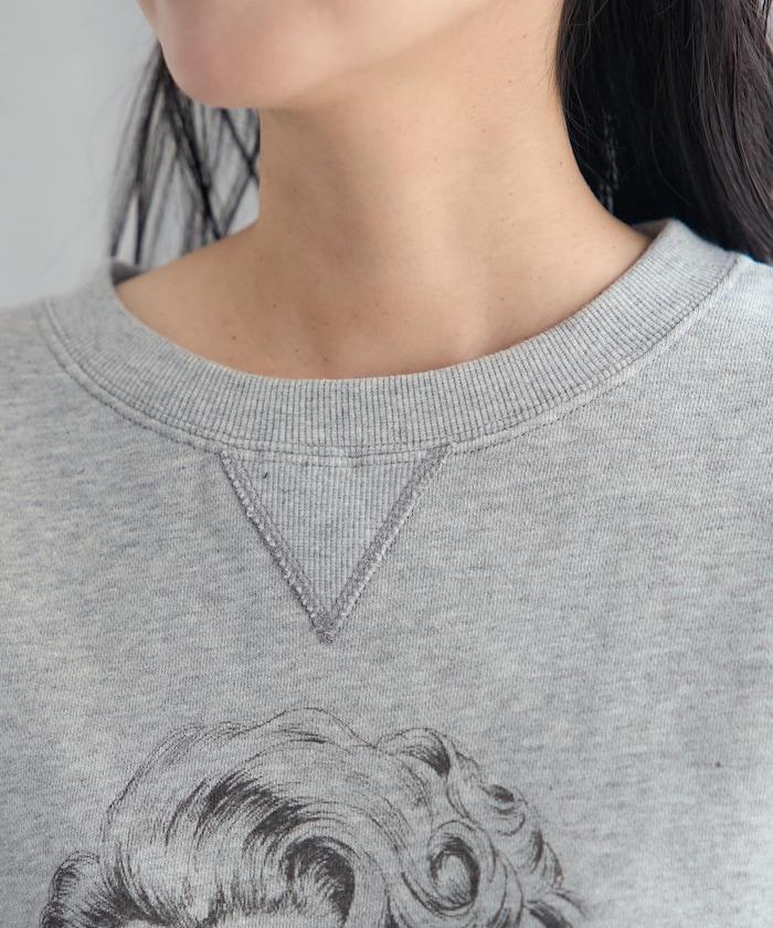 人像照片印花衛衣