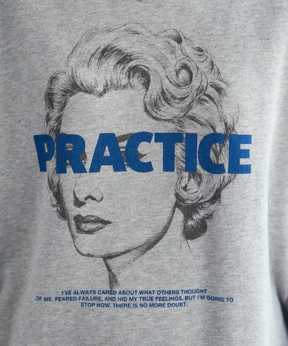 人像照片印花衛衣