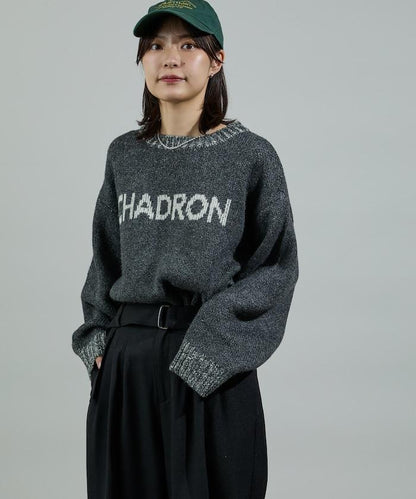 拼色標誌針織衫