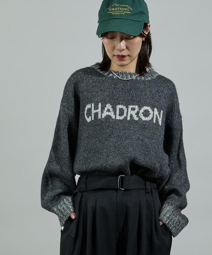 拼色標誌針織衫