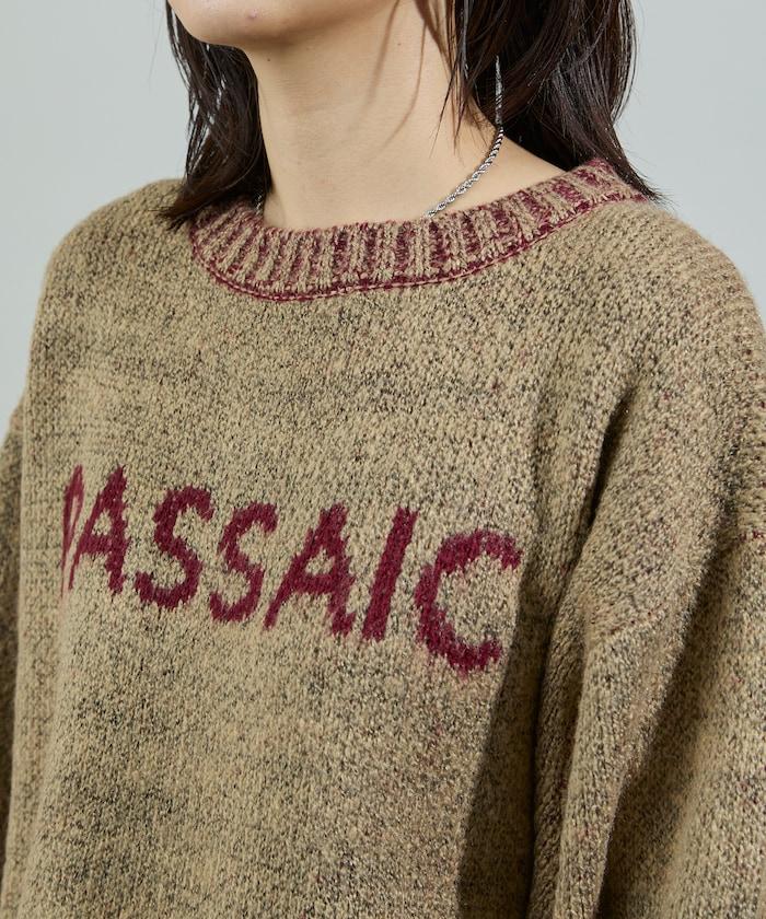 拼色標誌針織衫