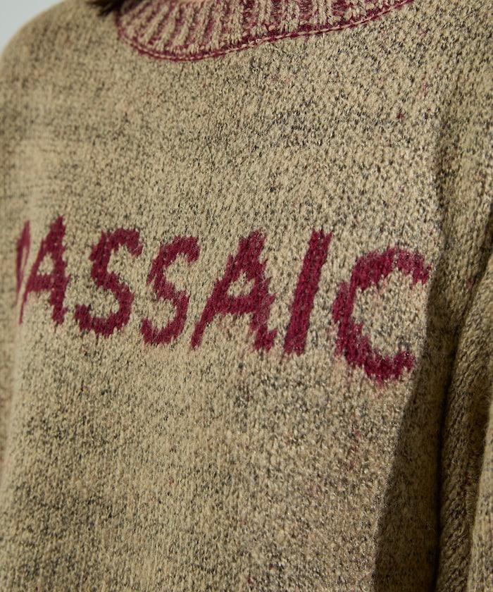 拼色標誌針織衫