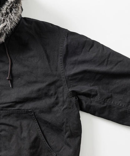 仿皮草拉鍊連帽加棉外套