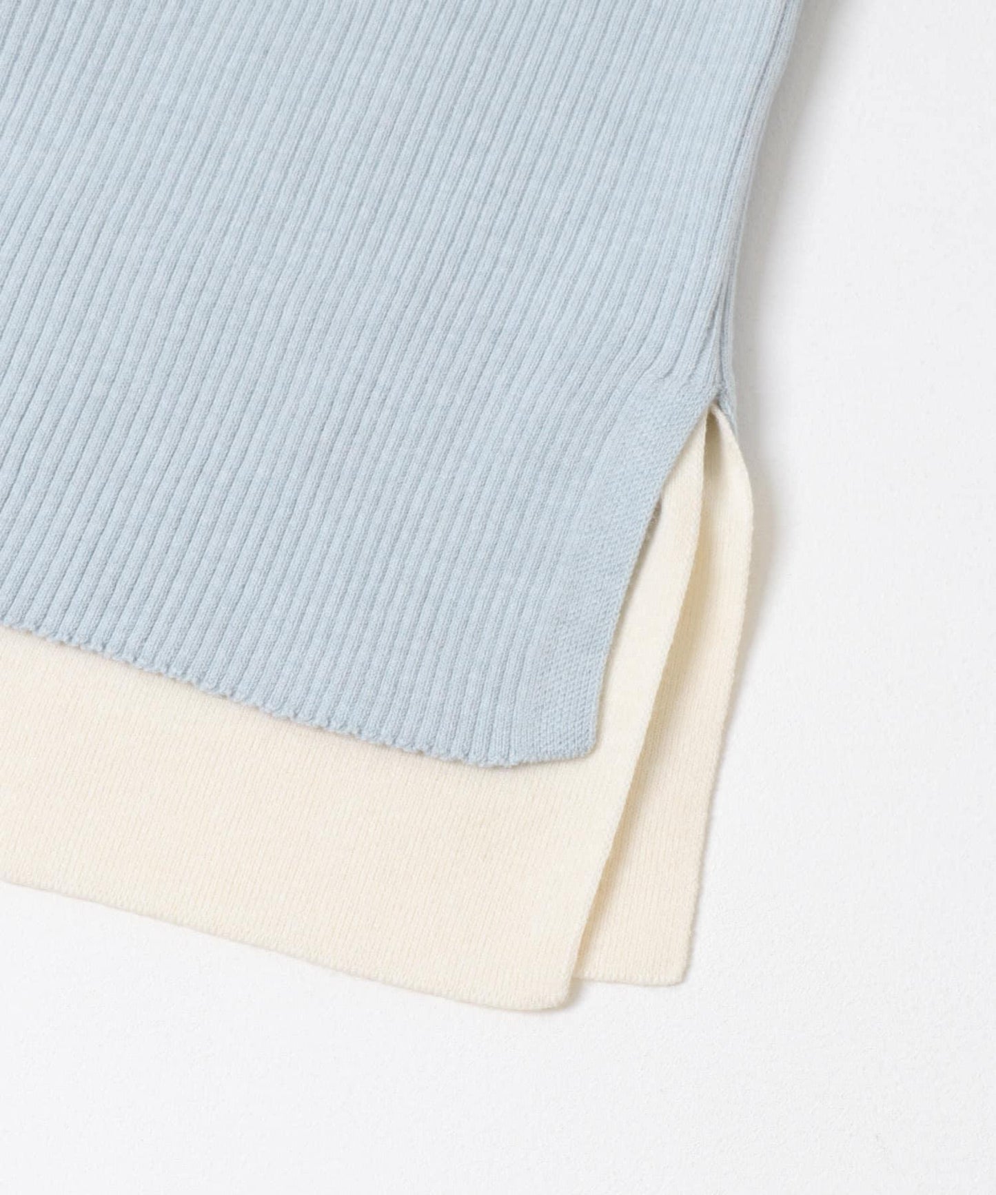 層疊風格亨利領針織衫