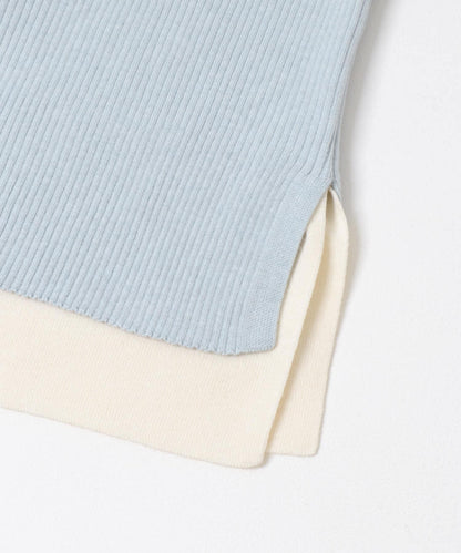 層疊風格亨利領針織衫