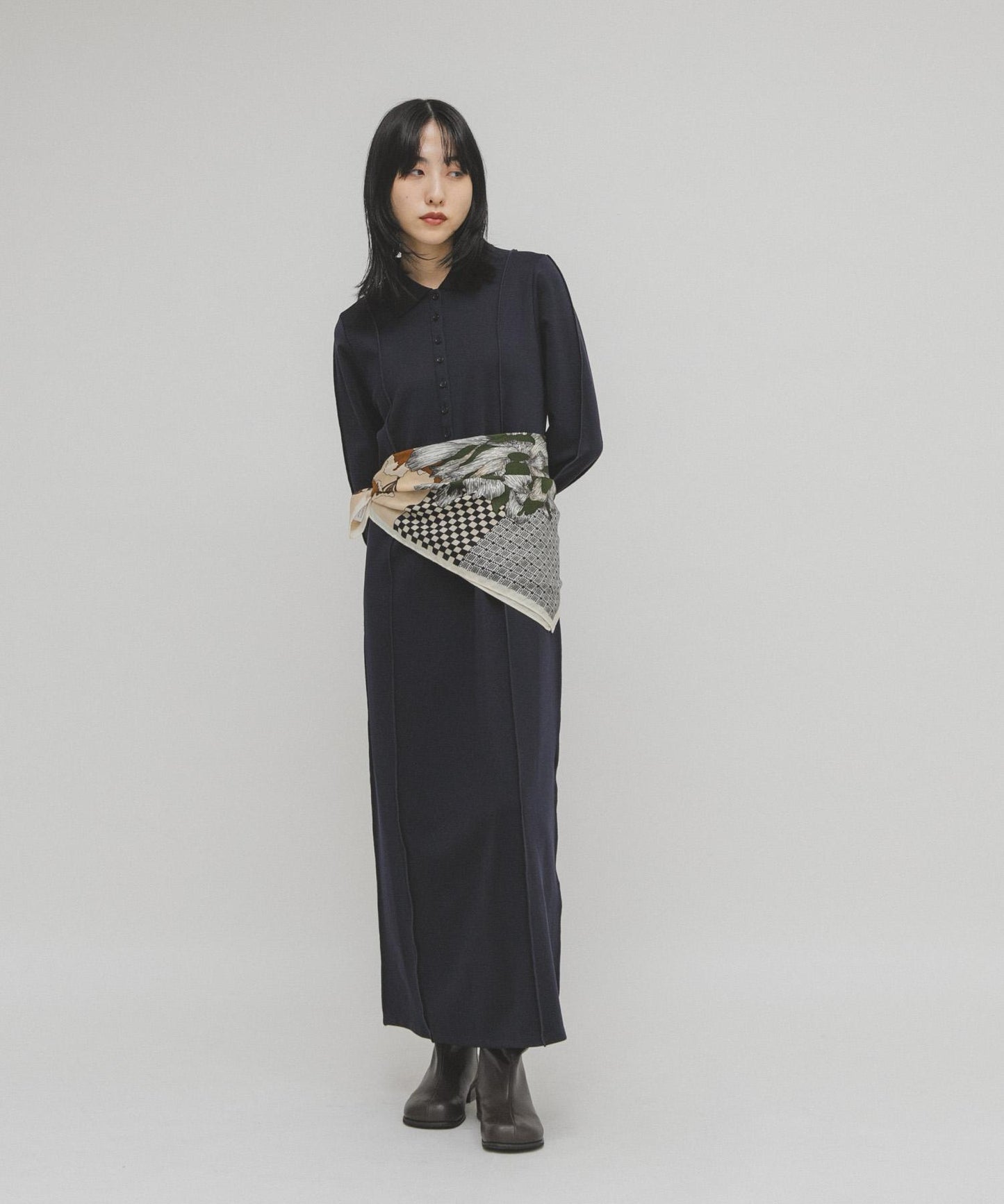 花卉圖案大號圍巾