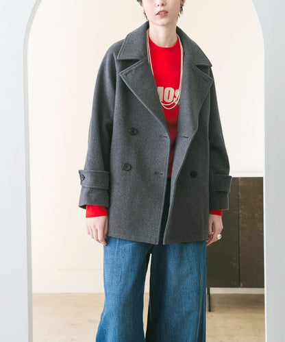 超級100羊毛混紡P大衣