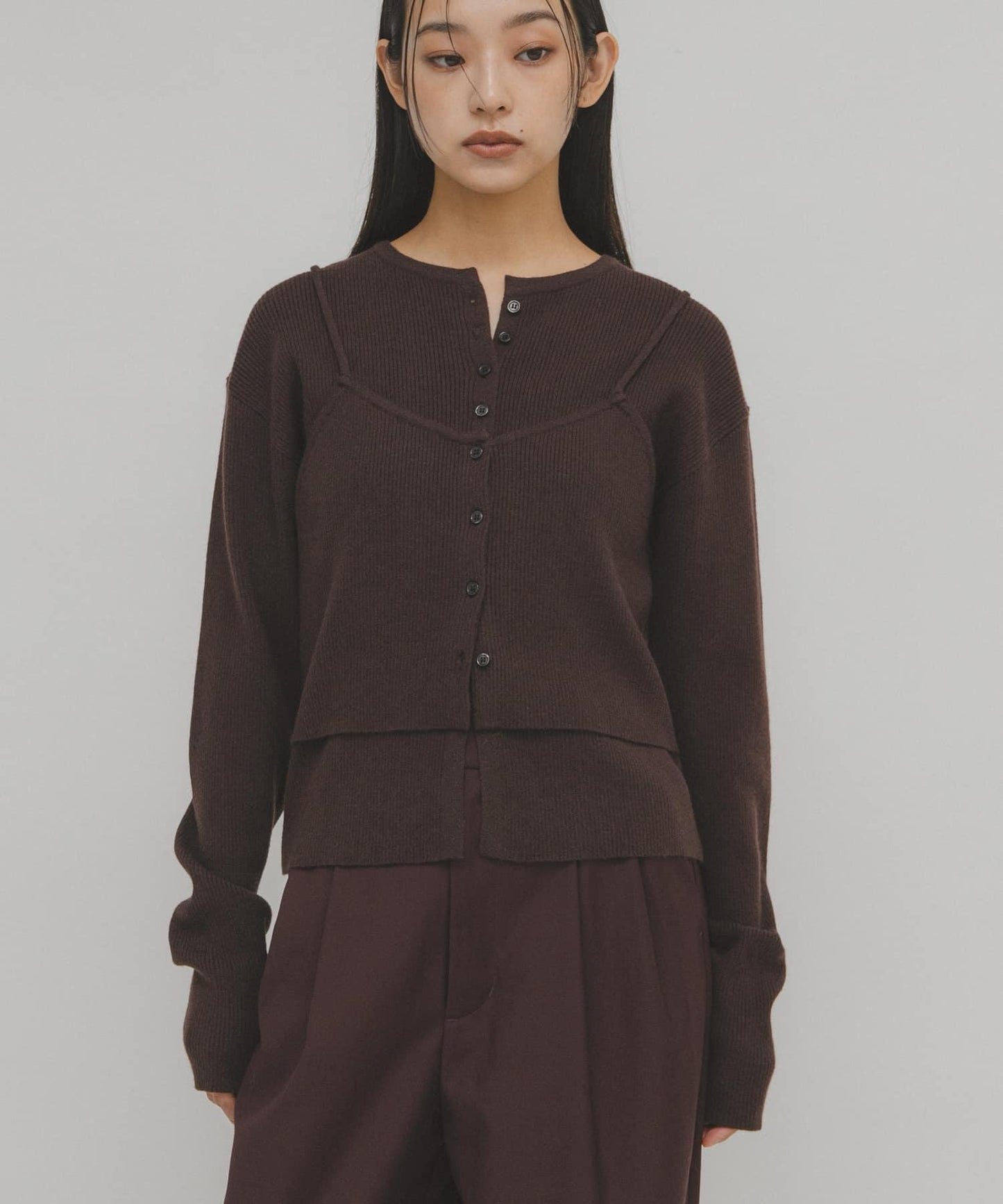 吊帶背心套裝針織衫