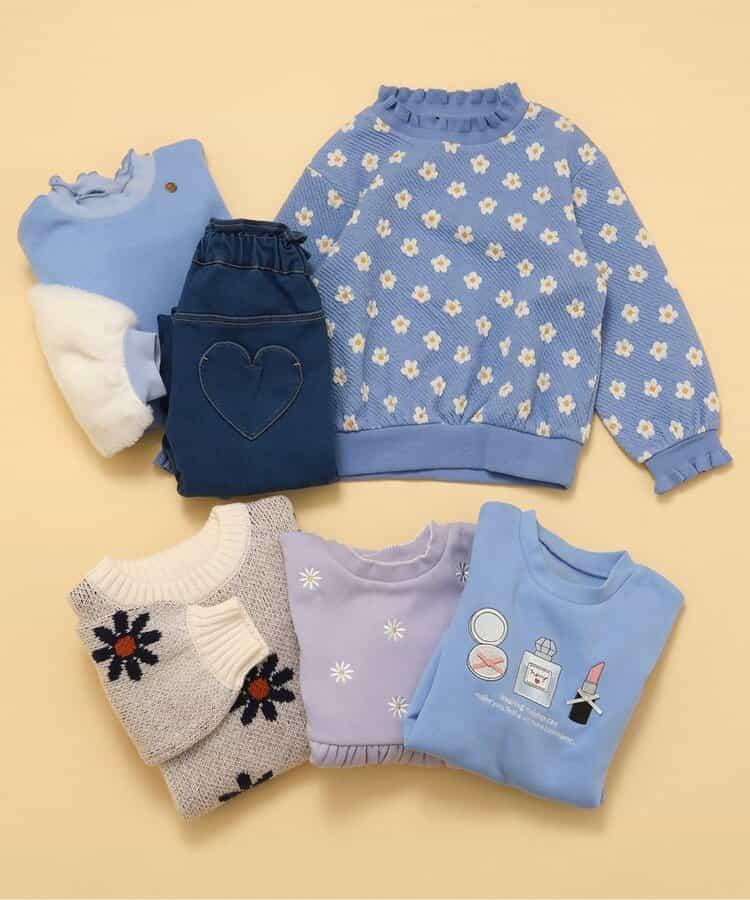 內層搖粒絨荷葉邊刺繡衛衣