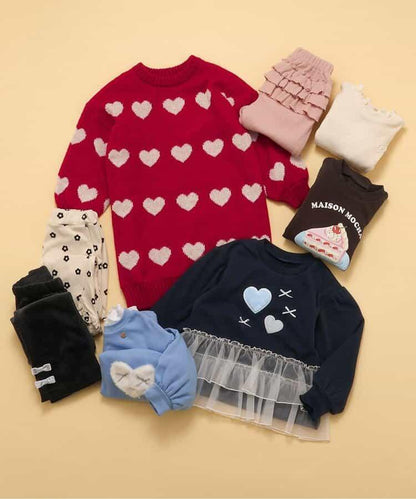 內層搖粒絨荷葉邊裝飾衛衣