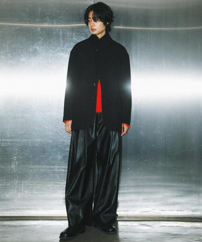 寬鬆中長款夾克