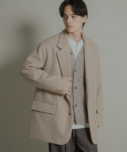 寬鬆中長款夾克