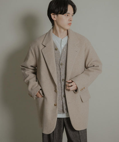 寬鬆中長款夾克