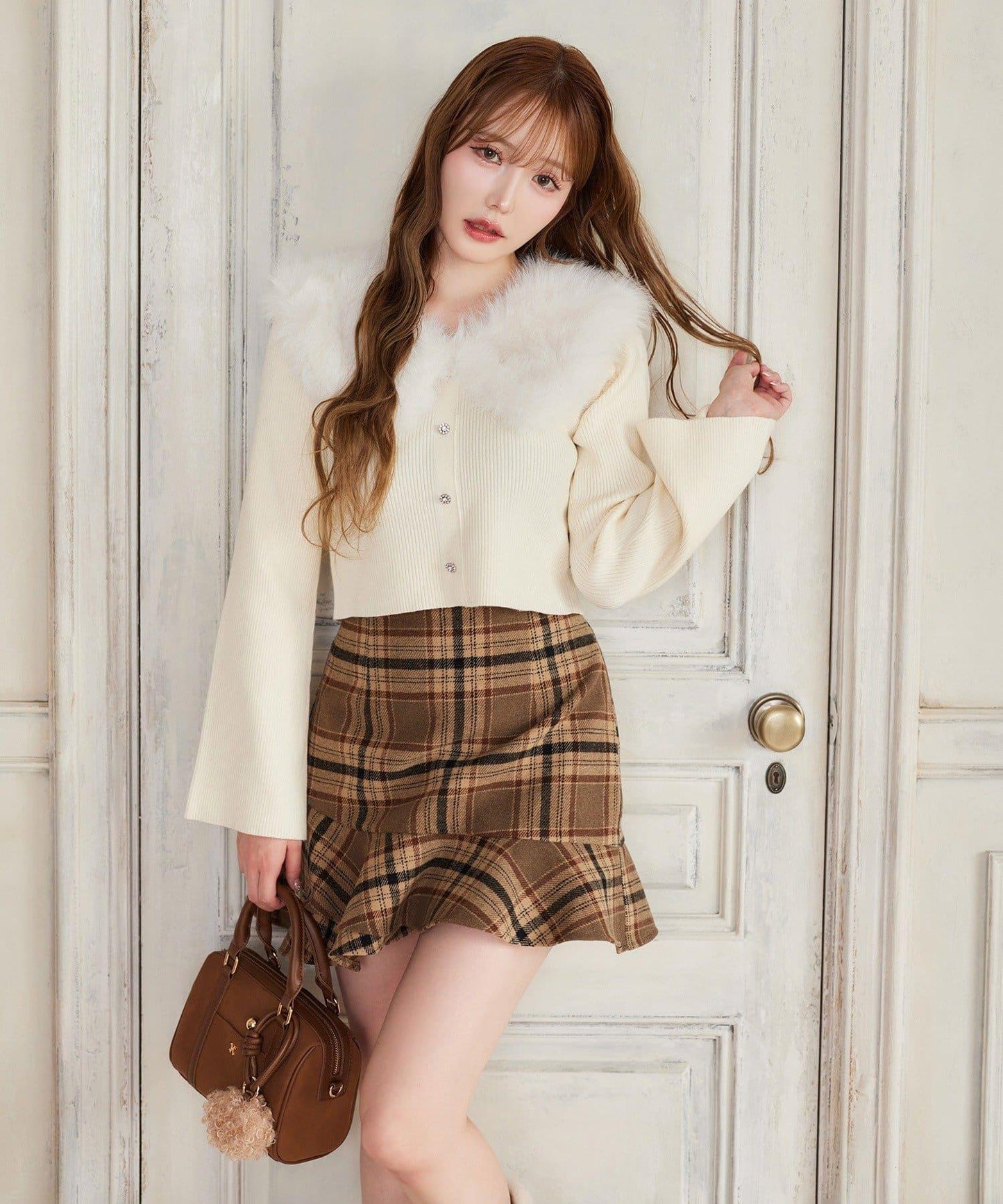 【HolidayCollection】不對稱下襬迷你裙