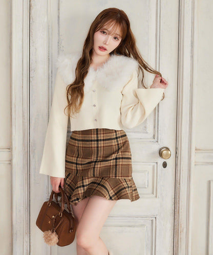 【HolidayCollection】不對稱下襬迷你裙