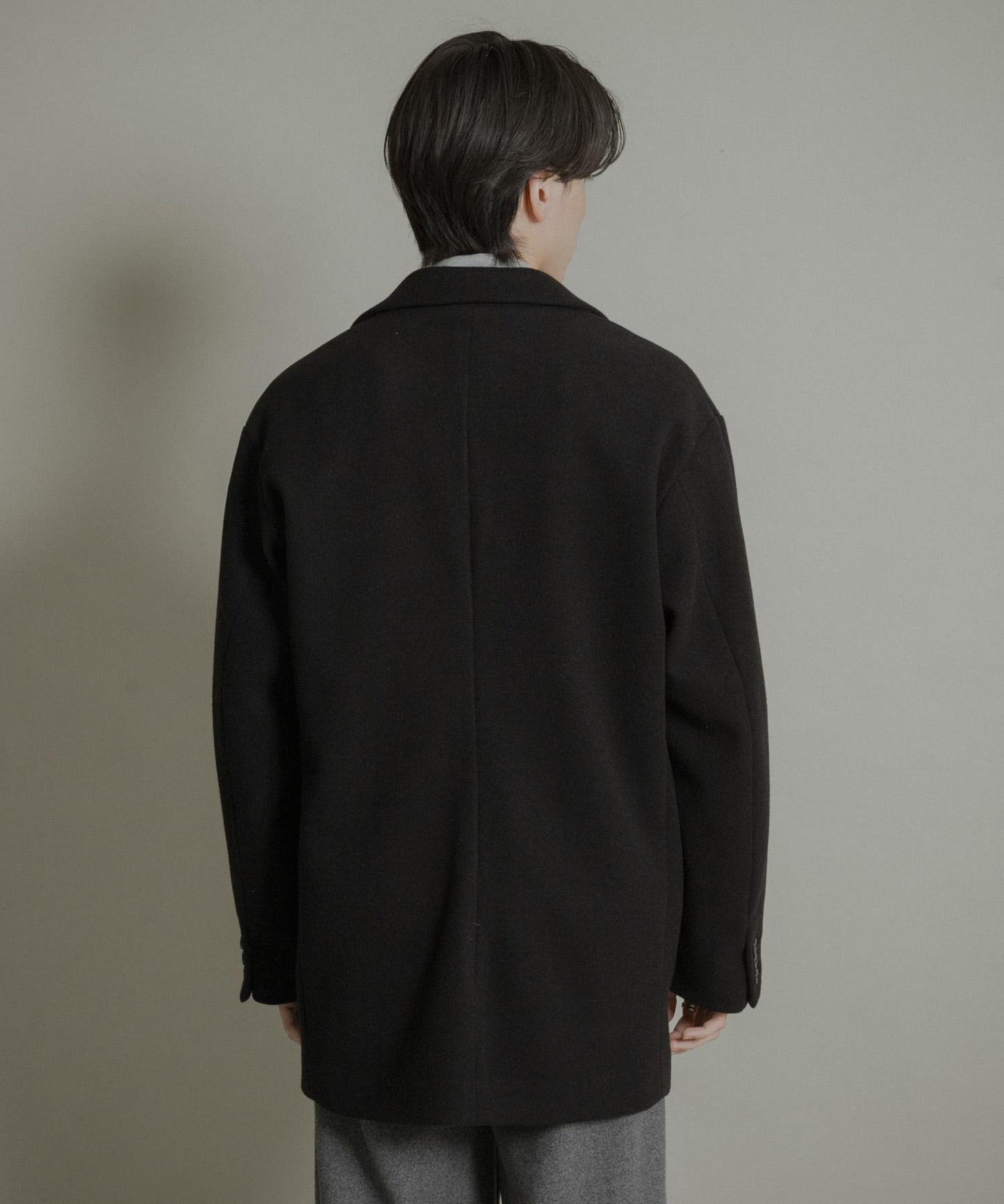 寬鬆中長款夾克