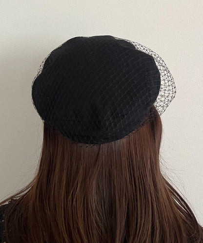 網紗層疊鴨舌帽