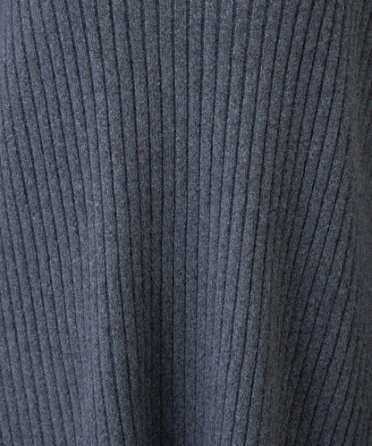 relax羅紋高領針織衫