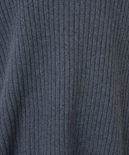 relax羅紋V領針織衫