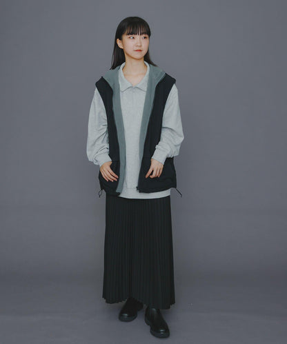 『販売』『男女同款』Uiscel 抓絨內襯拉鍊寬鬆馬甲