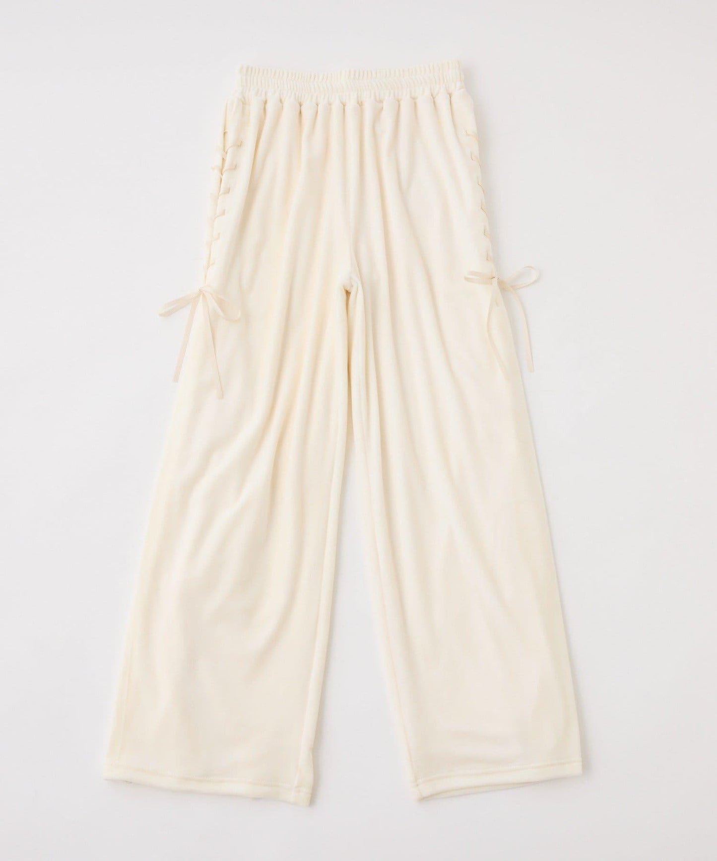 【可成套搭配】繫帶剪裁長褲