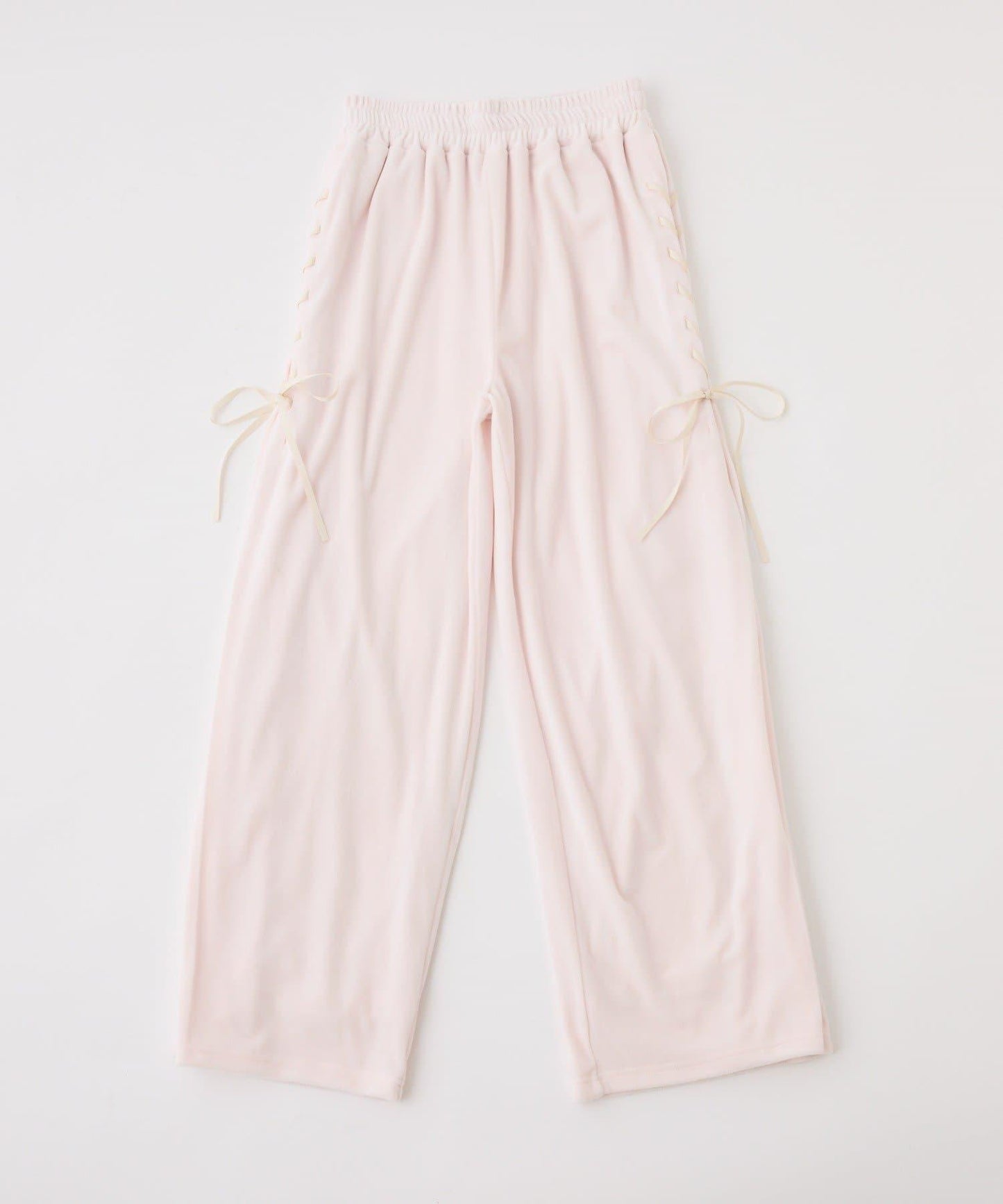 【可成套搭配】繫帶剪裁長褲